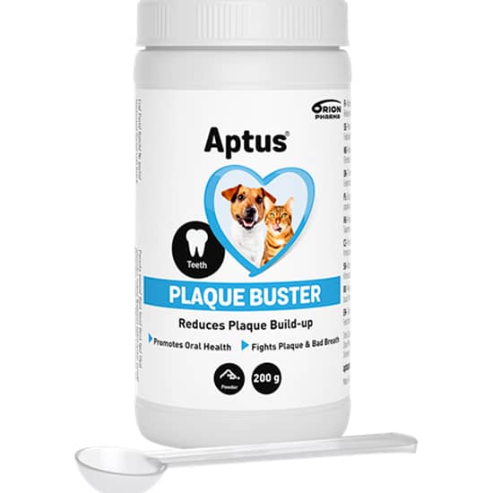 Aptus Plaque Buster zobu pulveris suņiem un kaķiem 200 g